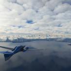Flugsimulator-Fotos Irland von oben